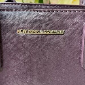 New York & Company Deep Purple Shoulder Bag